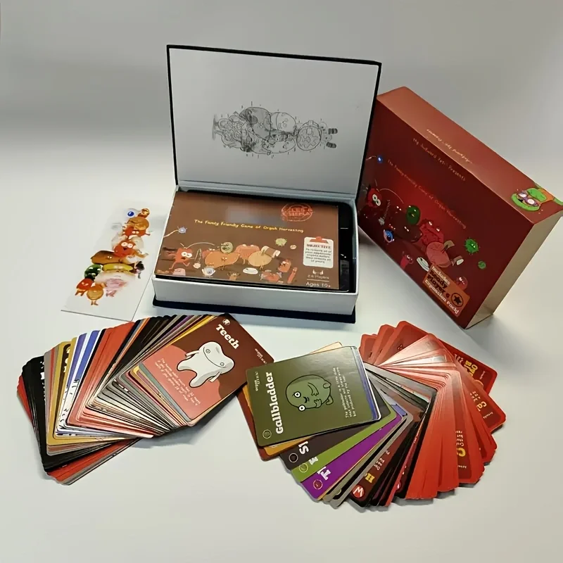 Organ Guardian Card Game -Fun Educational Board Game for Youngsters & Adults, Learn Human Body Organs & Functions, Colorful Teet
Organ Guardian Card Game -Fun Educational Board Game for Youngsters & Adults, Learn Human Body Organs & Functions, Colorful Teet