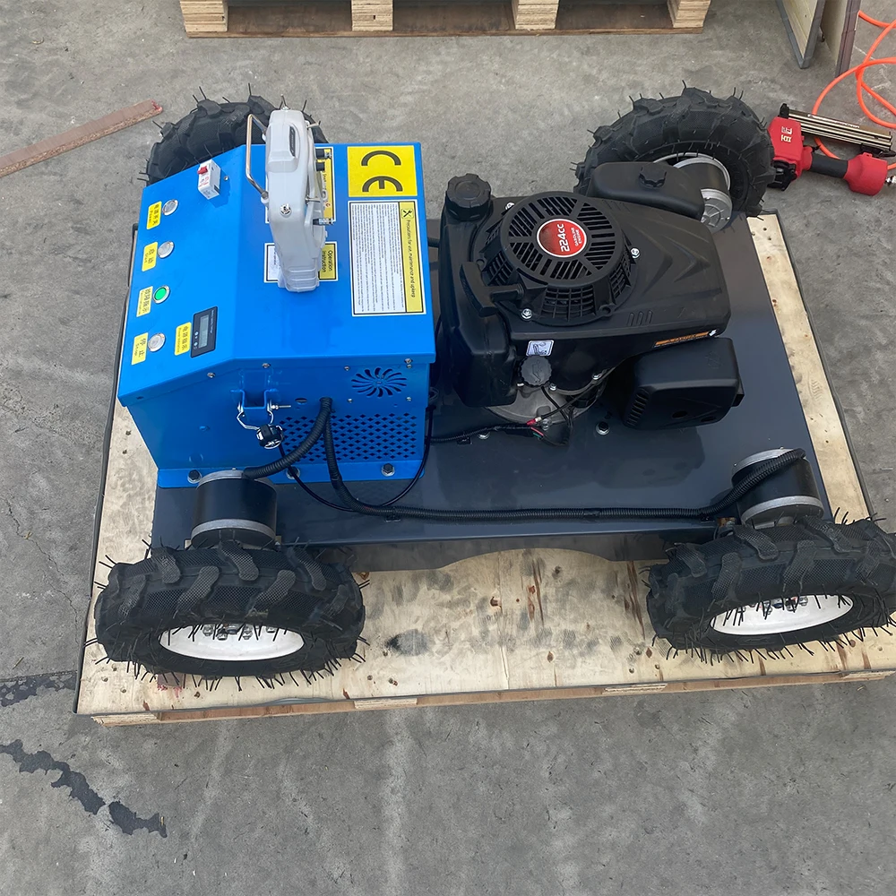 Agriculture Farm Machinery Grass Cutter Mini Tractor Flail Mower Remote Control Robot Lawn Mower
Agriculture Farm Machinery Grass Cutter Mini Tractor Flail Mower Remote Control Robot Lawn Mower