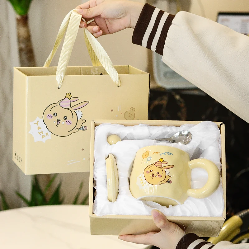 Ceramic Mug Gift Box Women Household 450ml Handle Cute Cartoon Cups with Scoop Lid High Aesthetic Office Coffee Cup to Friends
Ceramic Mug Gift Box Women Household 450ml Handle Cute Cartoon Cups with Scoop Lid High Aesthetic Office Coffee Cup to Friends