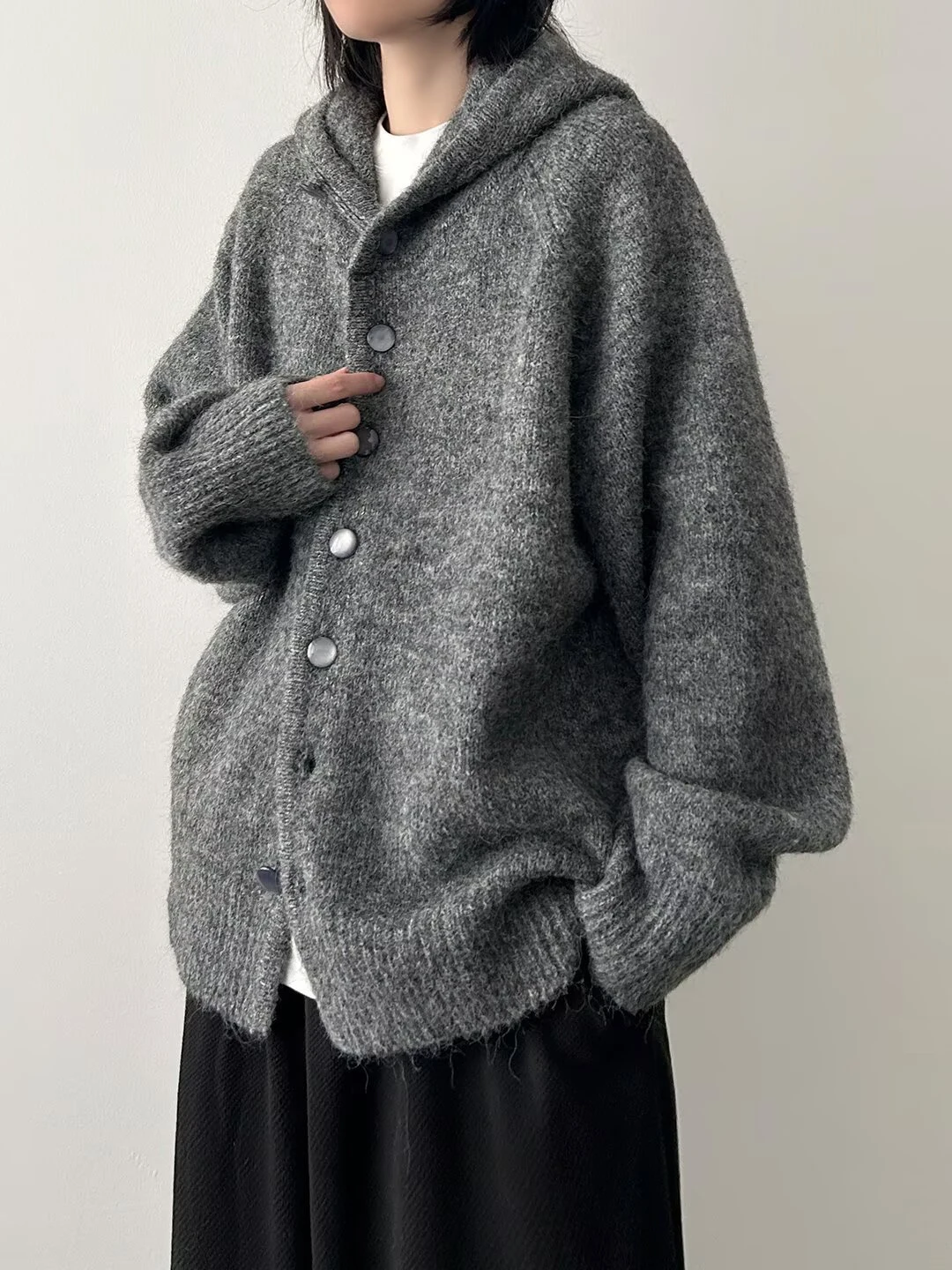 Loose Fit Button up Knitwear Hoodie ex Autumn Winter Vintage Casual Outerwear Comfortable Breathable Youth Sle Streetwear
Loose Fit Button up Knitwear Hoodie ex Autumn Winter Vintage Casual Outerwear Comfortable Breathable Youth Sle Streetwear