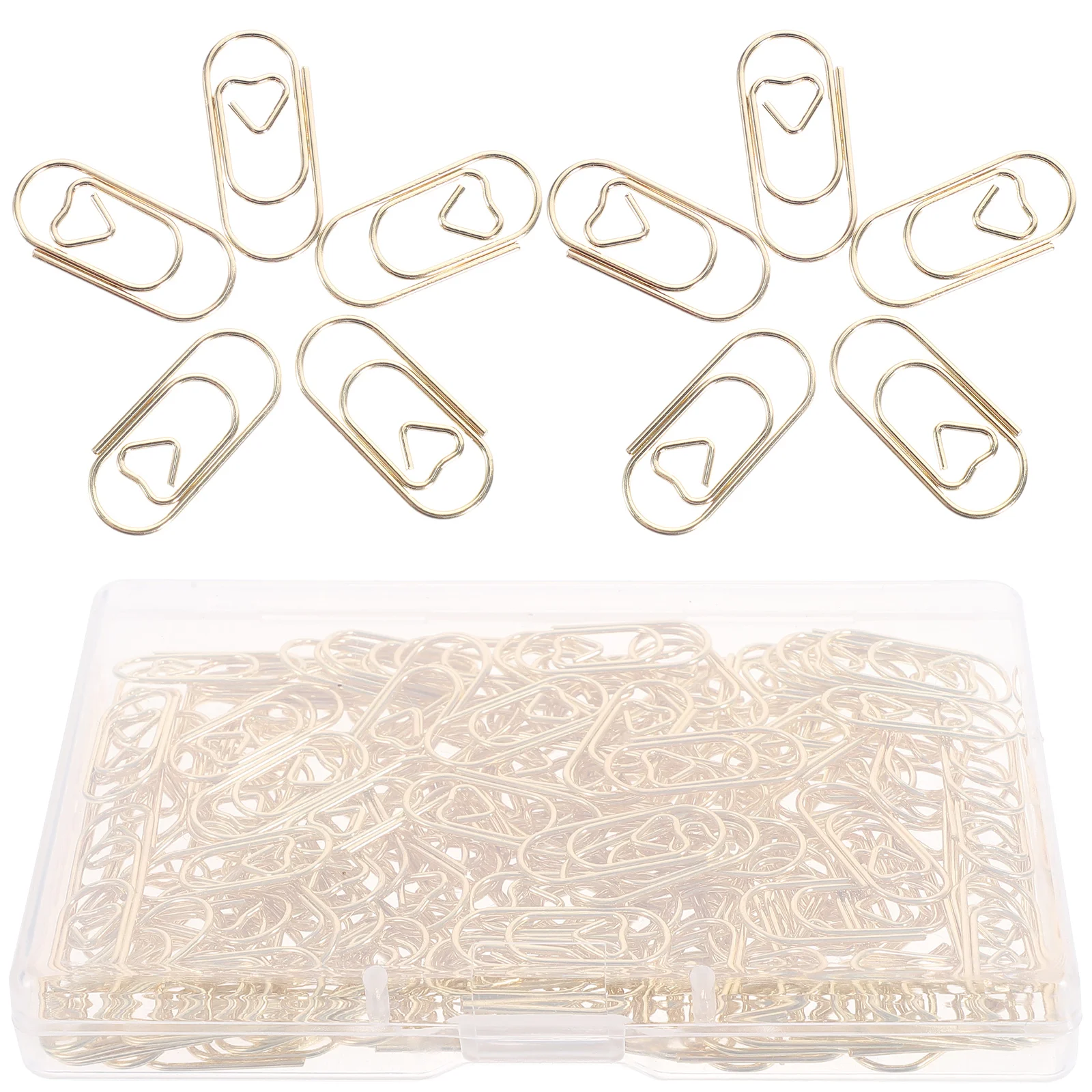 150pcs Heart Paper Clips Mini Metal Cute Small Office Supplies Document Clips Creative Paper Clip Shaped Gifts
150pcs Heart Paper Clips Mini Metal Cute Small Office Supplies Document Clips Creative Paper Clip Shaped Gifts