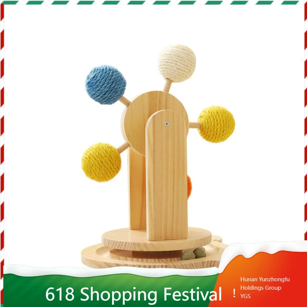 Multifunctional Cat Entertainment Set Ferris Wheel Turntable Scratcher Stick Daily Play Accessory For Pet Cat
Multifunctional Cat Entertainment Set Ferris Wheel Turntable Scratcher Stick Daily Play Accessory For Pet Cat