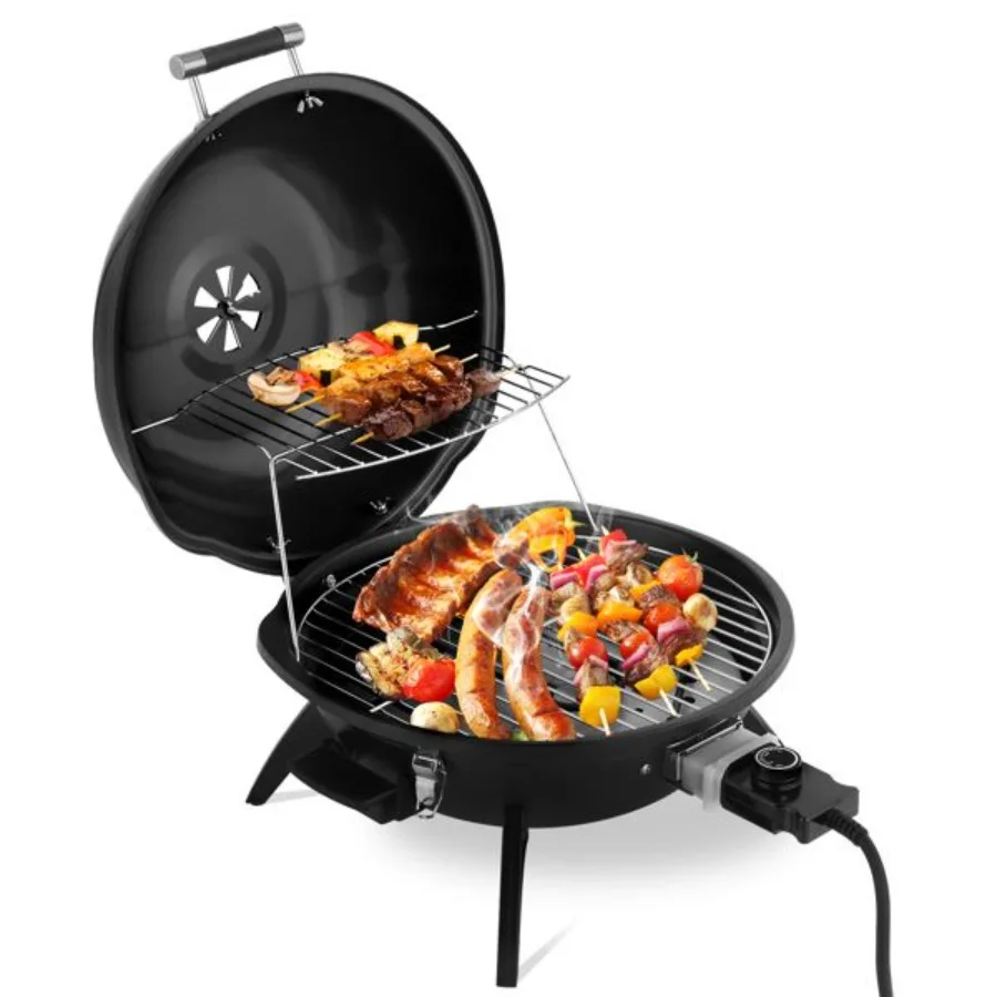 Electric Countertop BBQ Grill Portable Double Layer Indoor Outdoor Electric Grill for Indoor Outdoor Use 1600W Black
Electric Countertop BBQ Grill Portable Double Layer Indoor Outdoor Electric Grill for Indoor Outdoor Use 1600W Black