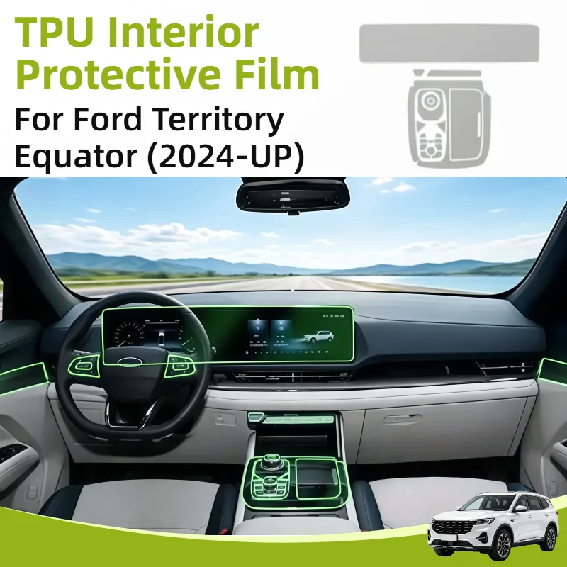 TPU Interior Center Console Clear Protective Film For Ford Territory 2024 2025 Equator Sport Gear Panel Anti-scratch Accessories
TPU Interior Center Console Clear Protective Film For Ford Territory 2024 2025 Equator Sport Gear Panel Anti-scratch Accessories