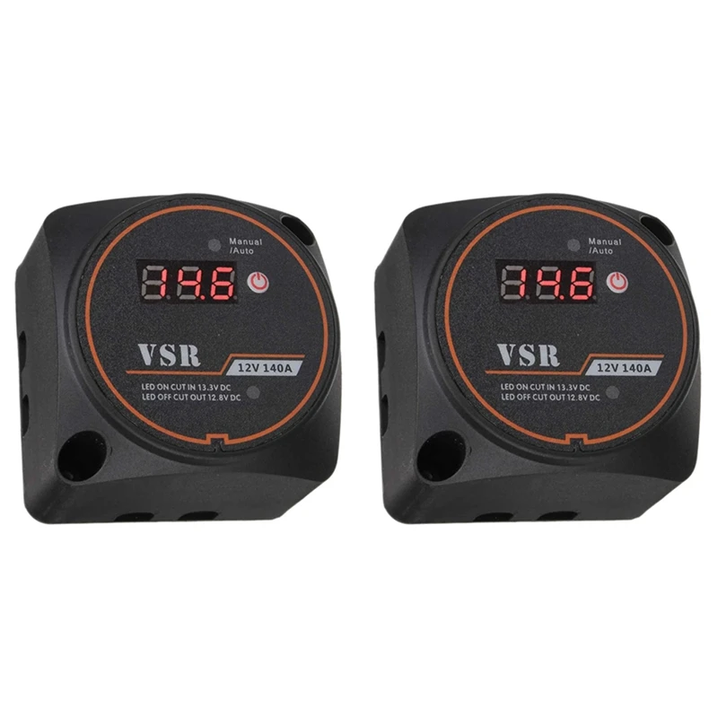 2Set Digital Display Durable Dual Battery Lsolator 12V 140A Voltage Sensitive Split Charge Relay For Camper Car RV Yacht
2Set Digital Display Durable Dual Battery Lsolator 12V 140A Voltage Sensitive Split Charge Relay For Camper Car RV Yacht