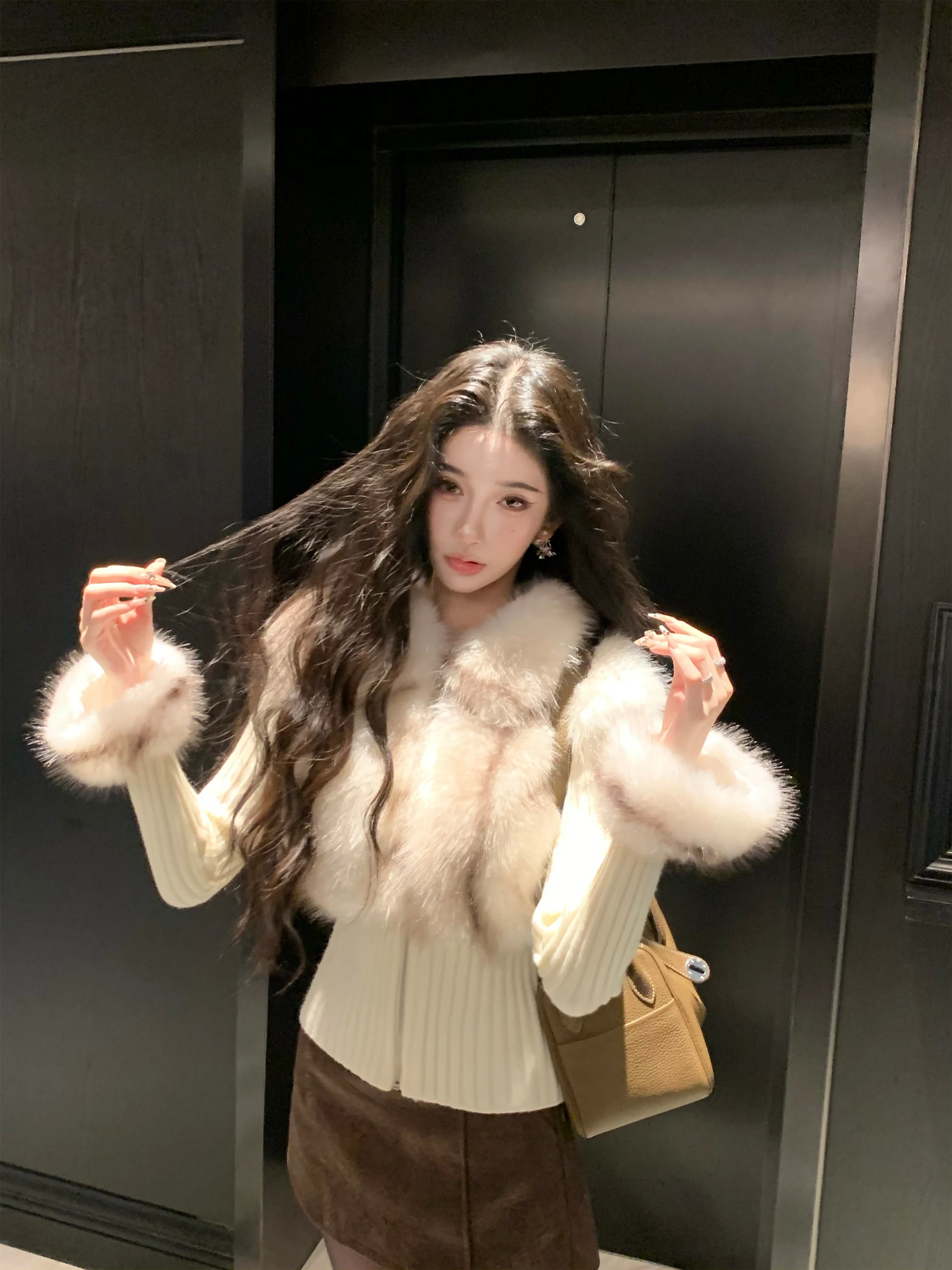 White Faux Fur ort Coat Women's Spring Cardigan Sle Fluffy Outerwear Commute Sle Slim Fit Long Sve Zipper Closure
White Faux Fur ort Coat Women's Spring Cardigan Sle Fluffy Outerwear Commute Sle Slim Fit Long Sve Zipper Closure