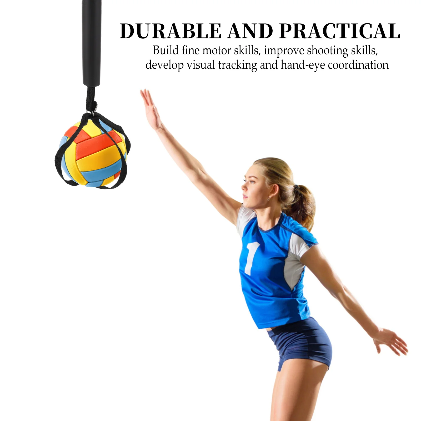 Volleyball Training Band Spike Adjustable Elastic Cord Retractable Durable Improve Jumping Hitting Speeds Arm Swing Technique
Volleyball Training Band Spike Adjustable Elastic Cord Retractable Durable Improve Jumping Hitting Speeds Arm Swing Technique