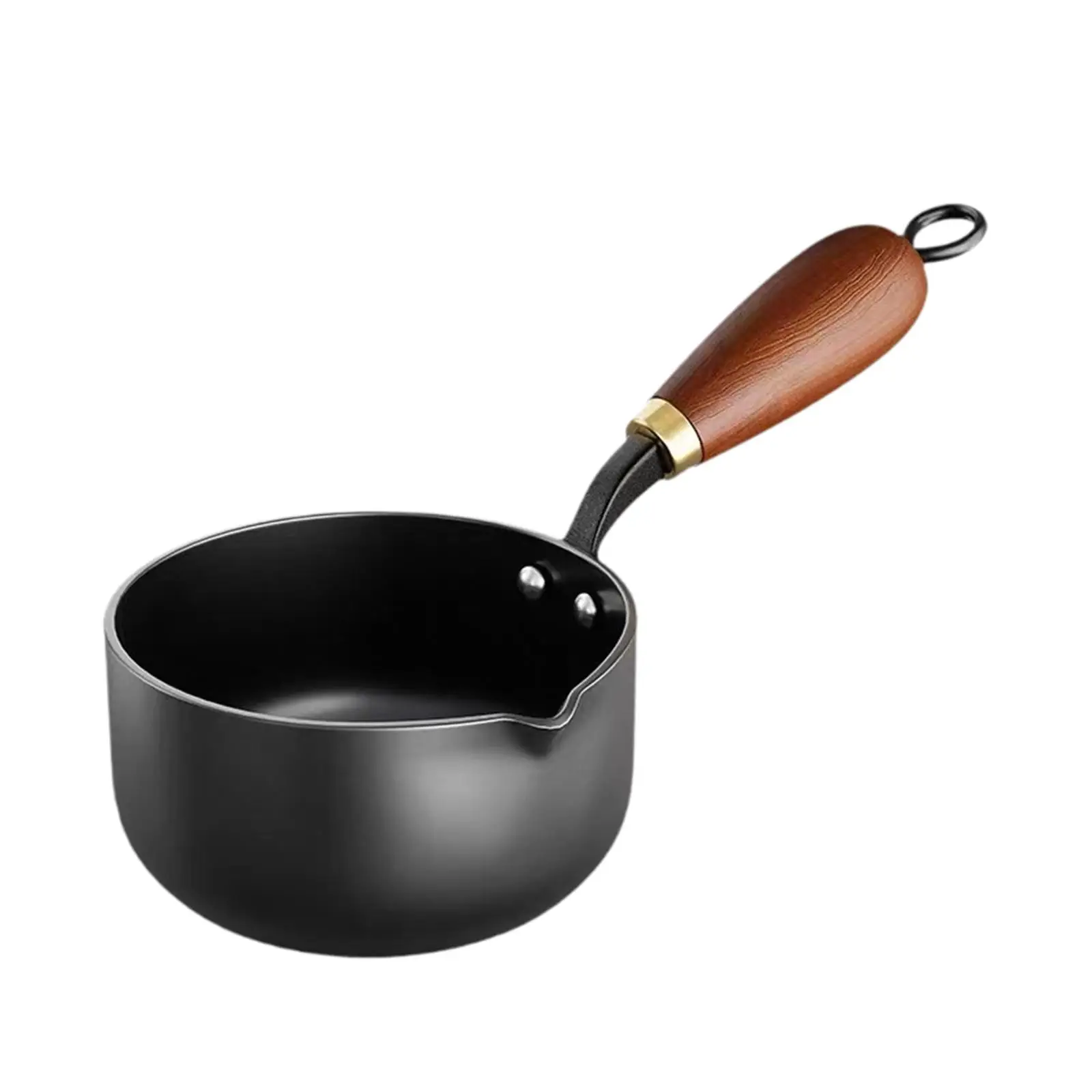 Small Saucepan Easy Clean Nonstick Iron Melting Pot for Home Kitchen Simmer Sauce and Butter Oil Milk Candy Chocolate Cooking
Small Saucepan Easy Clean Nonstick Iron Melting Pot for Home Kitchen Simmer Sauce and Butter Oil Milk Candy Chocolate Cooking