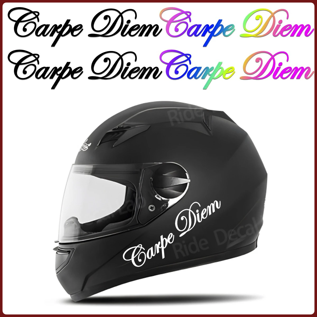 Carpe Diem Reflective Stickers for Helmet Decoration Motorcycle Decoration Car Accessories and Vinyl Decals
Carpe Diem Reflective Stickers for Helmet Decoration Motorcycle Decoration Car Accessories and Vinyl Decals