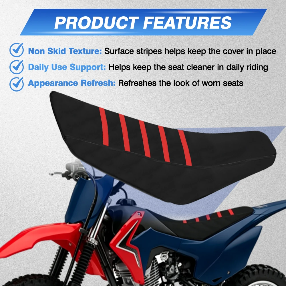 Dirt Bike Seat Cover For Honda CRF110F CRF125F 2023 2024 2025 PVC Seat Cushion Cover Waterproof Motorcycle Accessories
Dirt Bike Seat Cover For Honda CRF110F CRF125F 2023 2024 2025 PVC Seat Cushion Cover Waterproof Motorcycle Accessories
