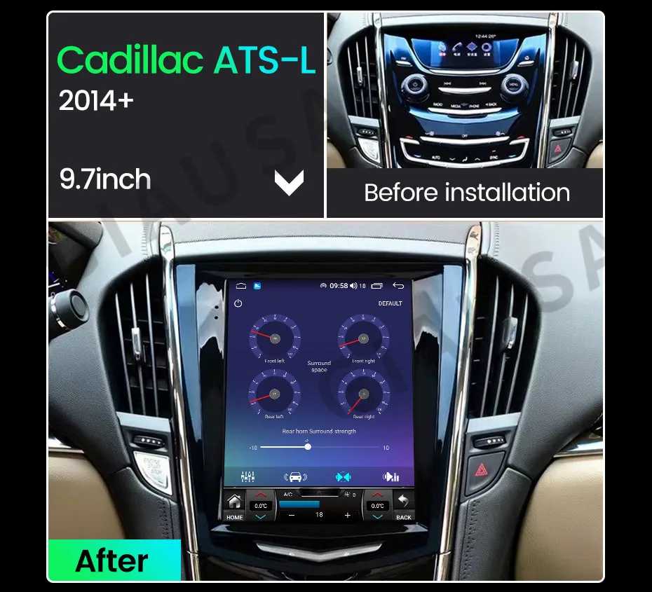 Автомагнитола для Cadillac ATS XTS SRX CTS ATSL 2013-2018, Android, стерео, Bluetooth, DSP, GPS
Автомагнитола для Cadillac ATS XTS SRX CTS ATSL 2013-2018, Android, стерео, Bluetooth, DSP, GPS