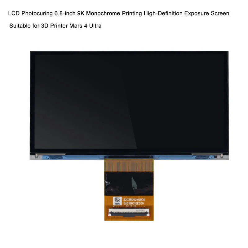 LCD Photocuring 6.8 inch 9K Monochrome Printing High-Definition Exposure Screen, suitable for 3D Printer Mars 4 Ultra
LCD Photocuring 6.8 inch 9K Monochrome Printing High-Definition Exposure Screen, suitable for 3D Printer Mars 4 Ultra