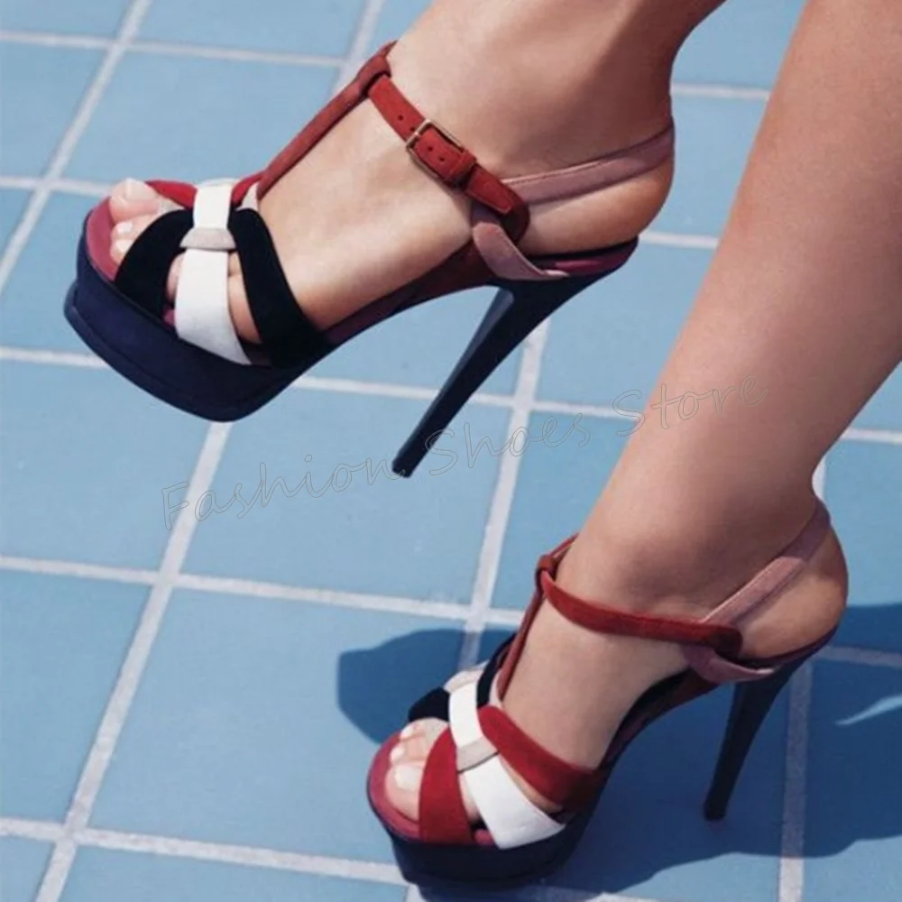Mixed Color Cross Strap Platform Sandals Stilettos High Heels High Heel Shoes for Women Sexy Heels 2025 New Zapatos Para Mujere
Mixed Color Cross Strap Platform Sandals Stilettos High Heels High Heel Shoes for Women Sexy Heels 2025 New Zapatos Para Mujere