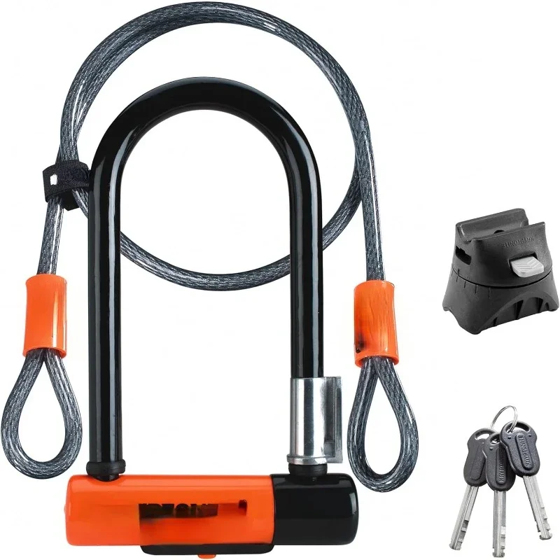Hot Products.Evolution Mini-7 Bike U-Lock with Cable, Heavy Duty Anti-Theft Bicycle U Lock, 13mm Shackle and 10mm x4ft Length Se
Hot Products.Evolution Mini-7 Bike U-Lock with Cable, Heavy Duty Anti-Theft Bicycle U Lock, 13mm Shackle and 10mm x4ft Length Se