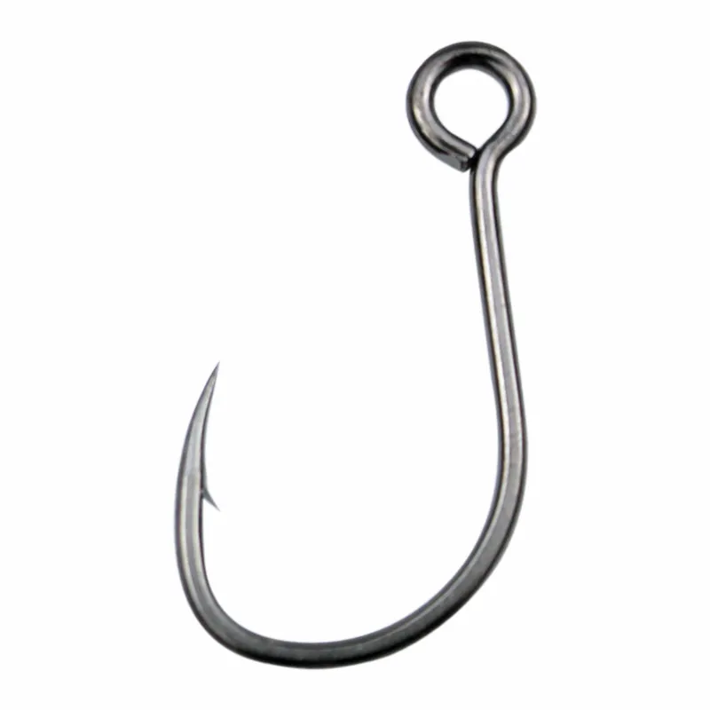 100pcs Carbon Steel Lure Single Hooks Super Smooth Ringed Big Eye Hard Bait Hooks Mandarin Fish Topmouth Culter Fishing Hooks
100pcs Carbon Steel Lure Single Hooks Super Smooth Ringed Big Eye Hard Bait Hooks Mandarin Fish Topmouth Culter Fishing Hooks