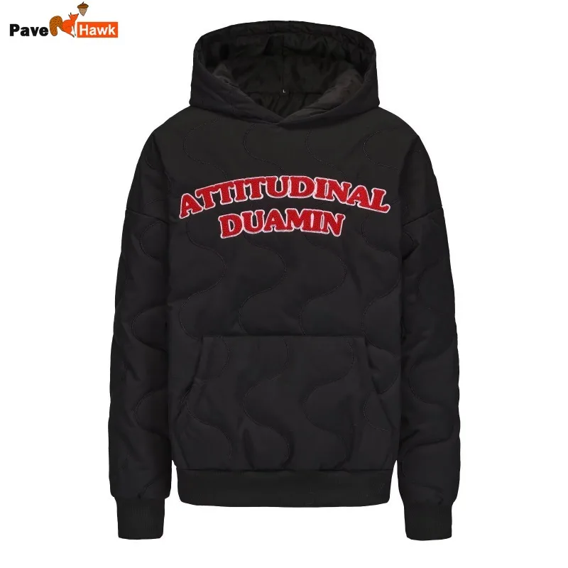 Embroidered Diamond Grid Thicken Pullover Mens American Retro Letter Cotton Jackets Big Pockets Winter Warm Hoodie Hip Hop Trend
Embroidered Diamond Grid Thicken Pullover Mens American Retro Letter Cotton Jackets Big Pockets Winter Warm Hoodie Hip Hop Trend