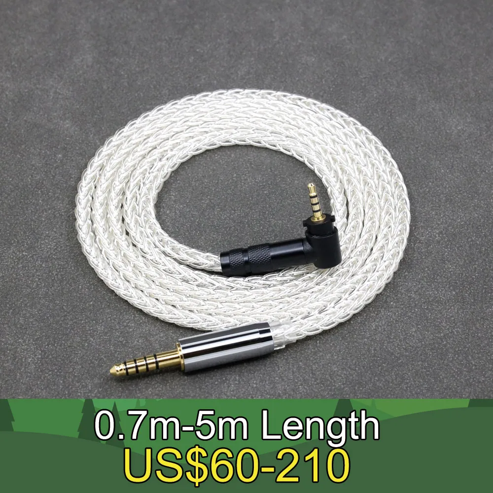 8 Core 99% 7n Pure Silver Palladium Earphone Headphone Cable For Fostex T50RP 50TH Anniversary RP Stereo LN008498
8 Core 99% 7n Pure Silver Palladium Earphone Headphone Cable For Fostex T50RP 50TH Anniversary RP Stereo LN008498