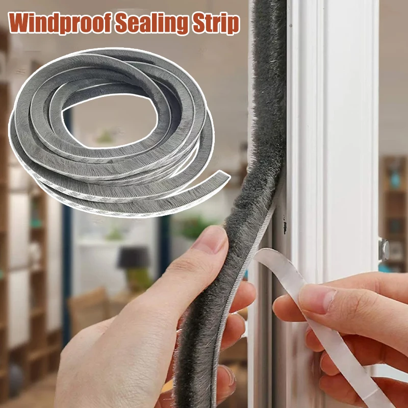 10m/20m Self-adhesive Bristles Wool Pile Weatherstrip Door Window Brush Seal Door And Window Insulation Windproof Sealing Strip
10m/20m Self-adhesive Bristles Wool Pile Weatherstrip Door Window Brush Seal Door And Window Insulation Windproof Sealing Strip