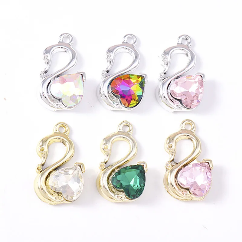 Duarte 20Pcs/Lot Elegant Crystal Animal Swan Charms Pendants for Jewelry Making DIY Drop Earrings Necklaces Handmade Crafts Gift
Duarte 20Pcs/Lot Elegant Crystal Animal Swan Charms Pendants for Jewelry Making DIY Drop Earrings Necklaces Handmade Crafts Gift