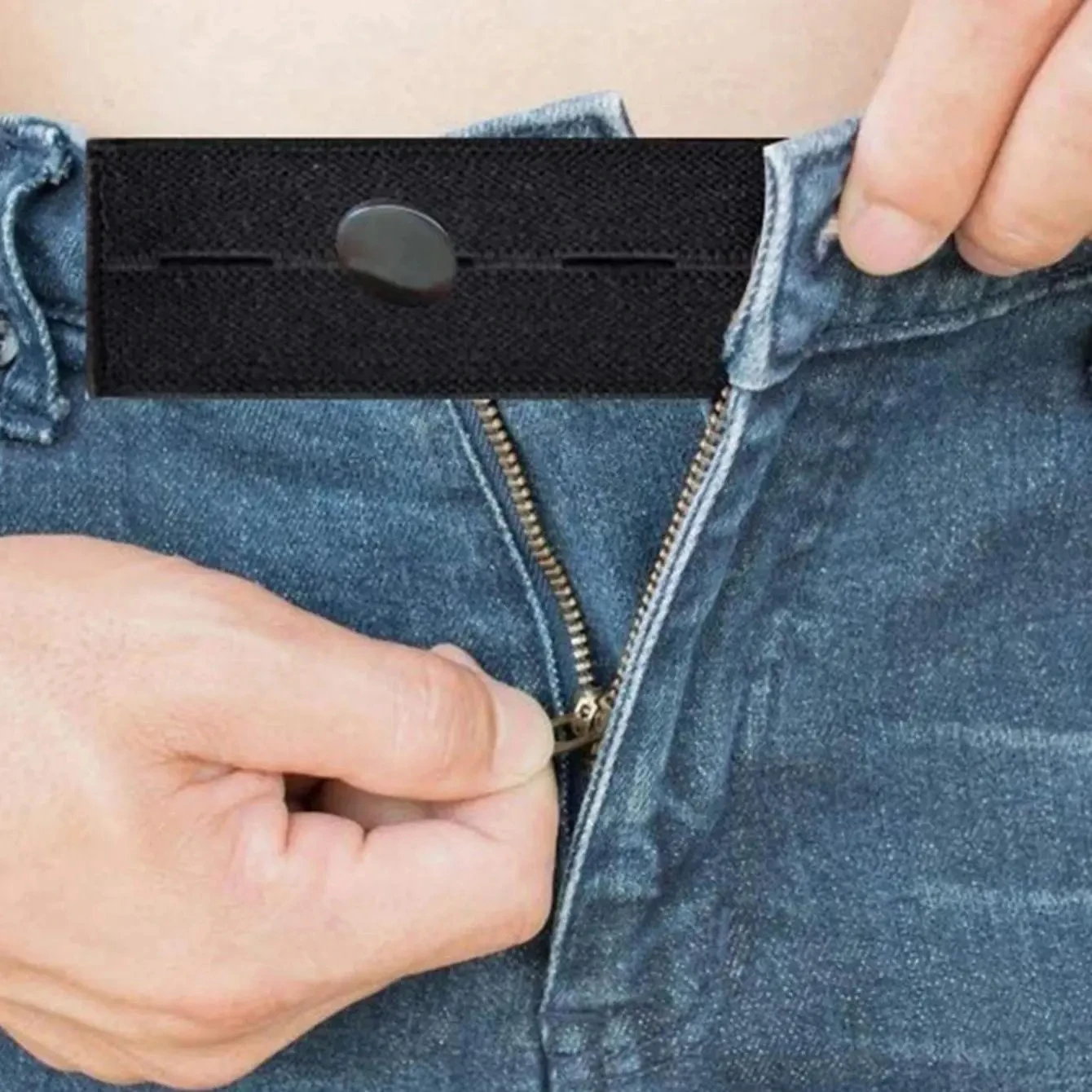 Universal Pants Waistband Extender, Durable Elastic Button Strap for Home and Travel, Simple Adjustable Accessory for Men's and Women's Trousers
Universal Pants Waistband Extender, Durable Elastic Button Strap for Home and Travel, Simple Adjustable Accessory for Men's and Women's Trousers