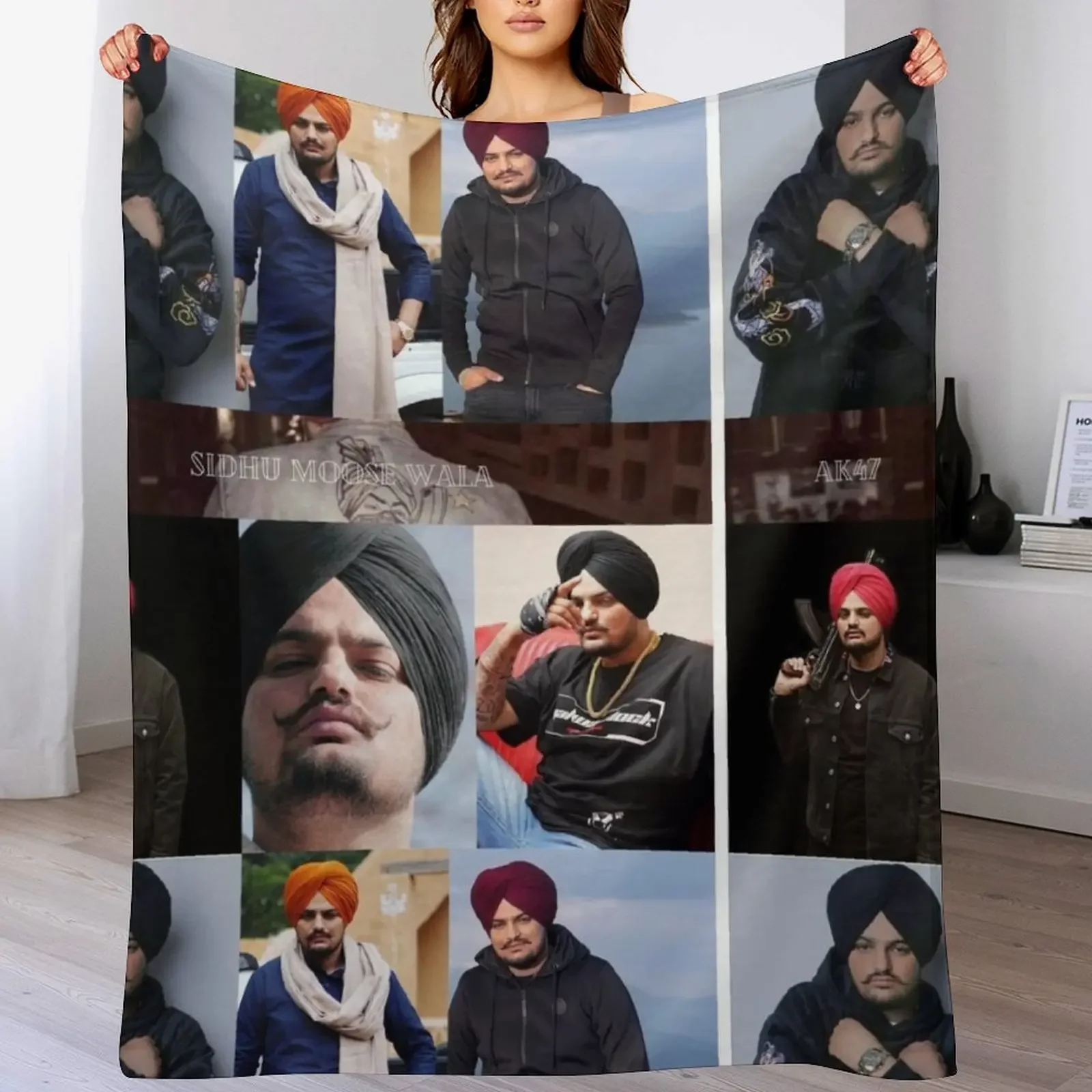 Sidhu Moose Wala Throw Blanket Air Conditioner Soft Blanket for Office Home
Sidhu Moose Wala Throw Blanket Air Conditioner Soft Blanket for Office Home