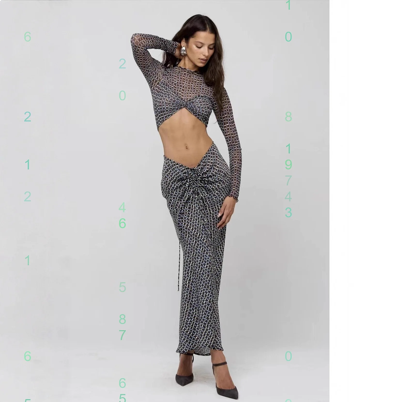 Sexy Bodycon Dress Set Long Sleeve Crop Top Midi Skirt Women 2 Piece Matching Set Spring Summer Knit Co Ord Outfits
Sexy Bodycon Dress Set Long Sleeve Crop Top Midi Skirt Women 2 Piece Matching Set Spring Summer Knit Co Ord Outfits