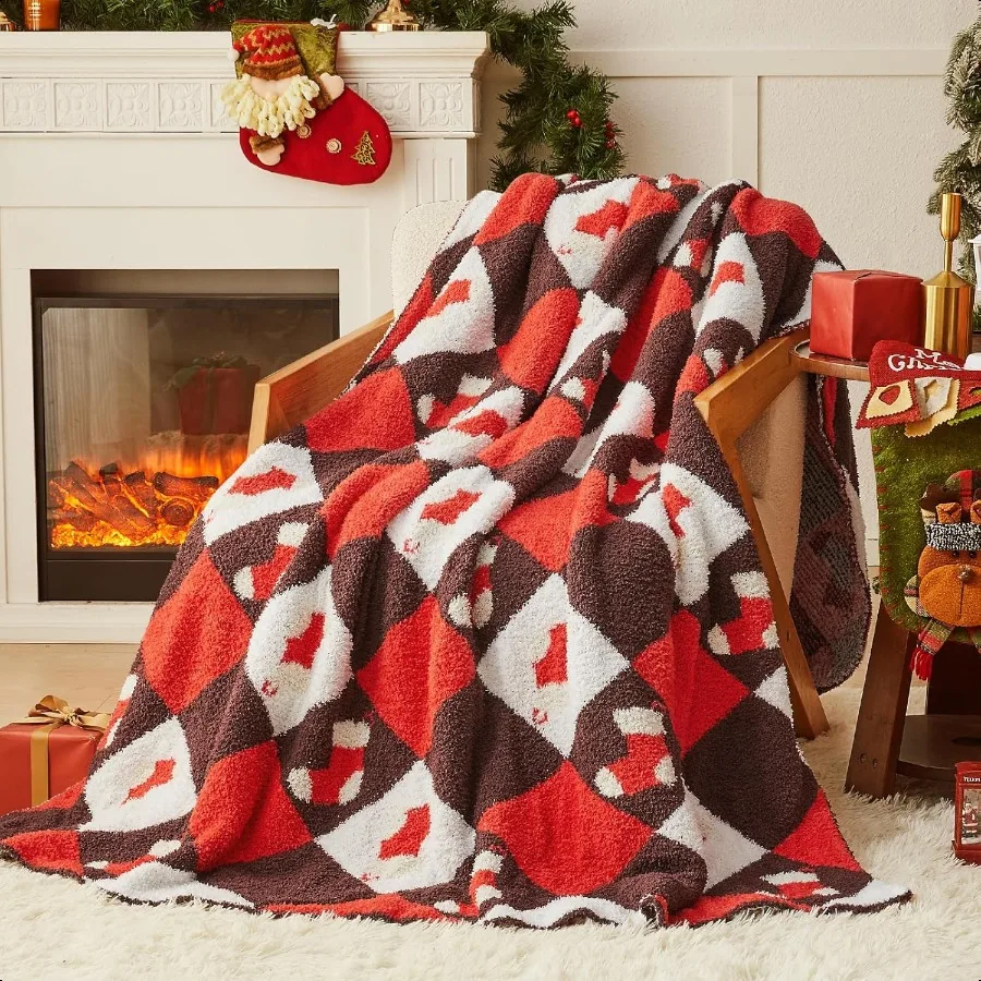 Christmas Knit Throw Blanket er Soft Cozy Fuzzy Blankets for Couch Sofa Bed Holiday Throw Blanket50x60
Christmas Knit Throw Blanket er Soft Cozy Fuzzy Blankets for Couch Sofa Bed Holiday Throw Blanket50x60