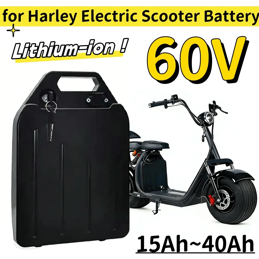 60V 15Ah-40Ah electric motorcycle waterproof 18650 lithium battery suitable for Harley Citycoco electric scooter battery
60V 15Ah-40Ah electric motorcycle waterproof 18650 lithium battery suitable for Harley Citycoco electric scooter battery