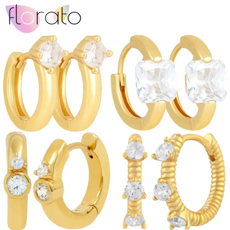 925 Sterling Silver Ear Needle Classic Casual Geometric Design Zircon Hoop Earrings Women's Niche Daily Wear Earrings Jewelry
925 Sterling Silver Ear Needle Classic Casual Geometric Design Zircon Hoop Earrings Women's Niche Daily Wear Earrings Jewelry