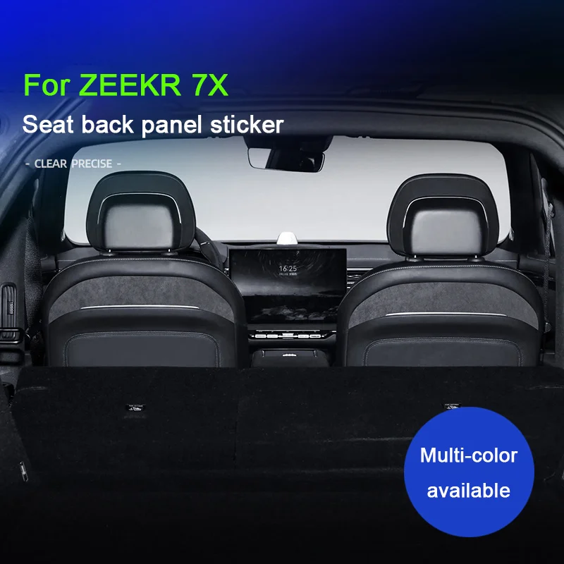 For ZEEKR 7X 2024 2025, Car Seat Back Rear Side Panel Protective Sticker A lcantara Decorative Interior Modified Car Accessories
For ZEEKR 7X 2024 2025, Car Seat Back Rear Side Panel Protective Sticker A lcantara Decorative Interior Modified Car Accessories