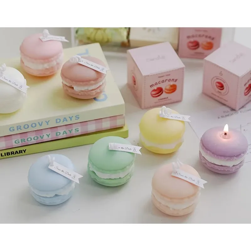 Multi-color Mini Macaroon Shape Scented Candles Home Decor Indoor Decorative Scented Candles
Multi-color Mini Macaroon Shape Scented Candles Home Decor Indoor Decorative Scented Candles
