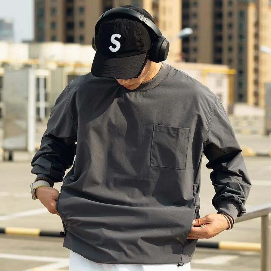 Мужская футболка с длинным рукавом для активного отдыха, быстросохнущая, влагоотводящая, свободного кроя, повседневная, с несколькими карманами
Мужская футболка с длинным рукавом для активного отдыха, быстросохнущая, влагоотводящая, свободного кроя, повседневная, с несколькими карманами