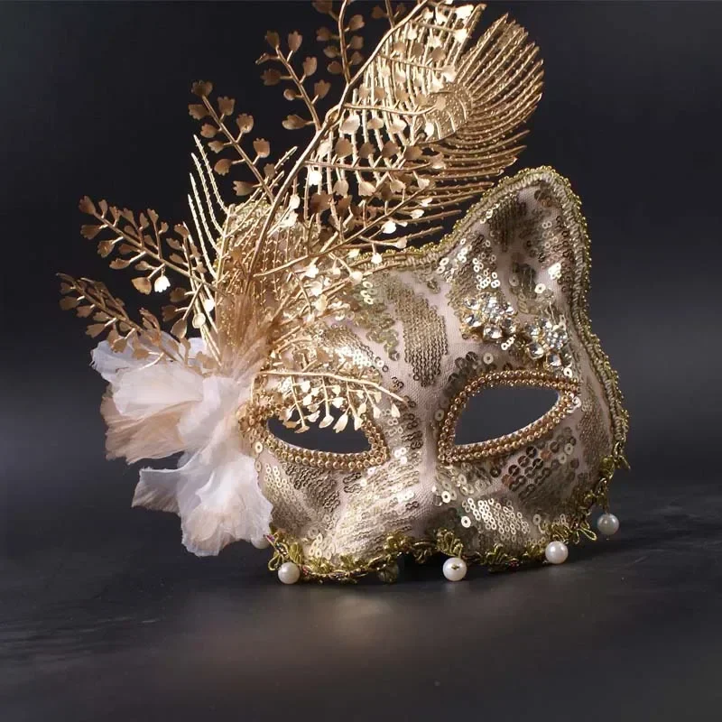 Fox Cat Women Feather Masquerade Mask Lace Flower Fashion Half Face Sexy Halloween Christmas Easter Cosplay Party Prom White
Fox Cat Women Feather Masquerade Mask Lace Flower Fashion Half Face Sexy Halloween Christmas Easter Cosplay Party Prom White
