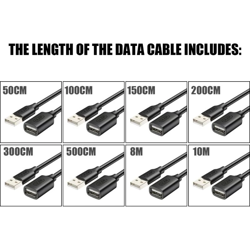 USB 2.0 Extension Cable 480 Мбит / с быстро скорость передачи данных для компьютера и принтера
USB 2.0 Extension Cable 480 Мбит / с быстро скорость передачи данных для компьютера и принтера