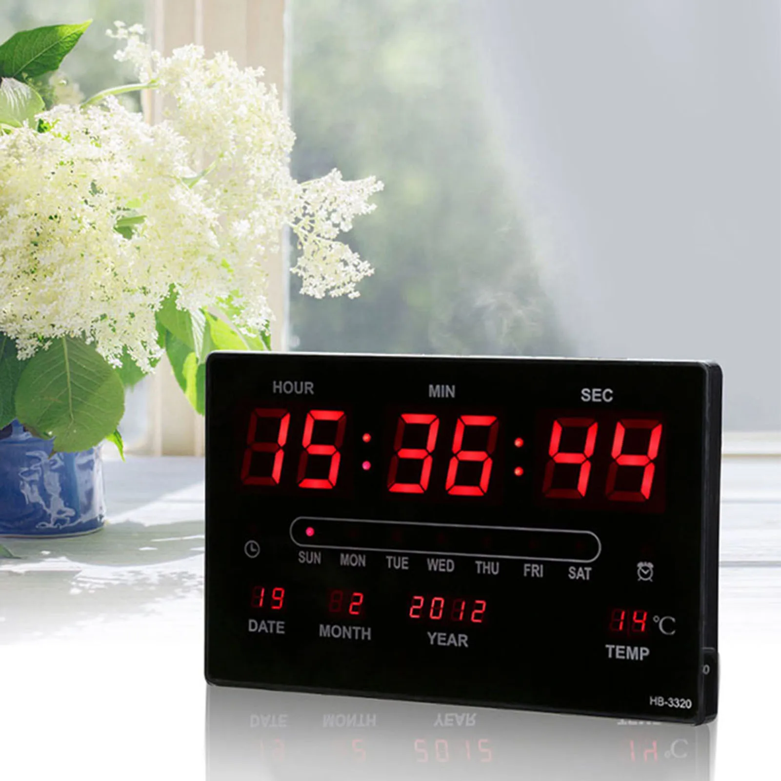 New Electronic Digital LED Calendar Clock Time Temperature Display Multifunctional Calendar Clock
New Electronic Digital LED Calendar Clock Time Temperature Display Multifunctional Calendar Clock