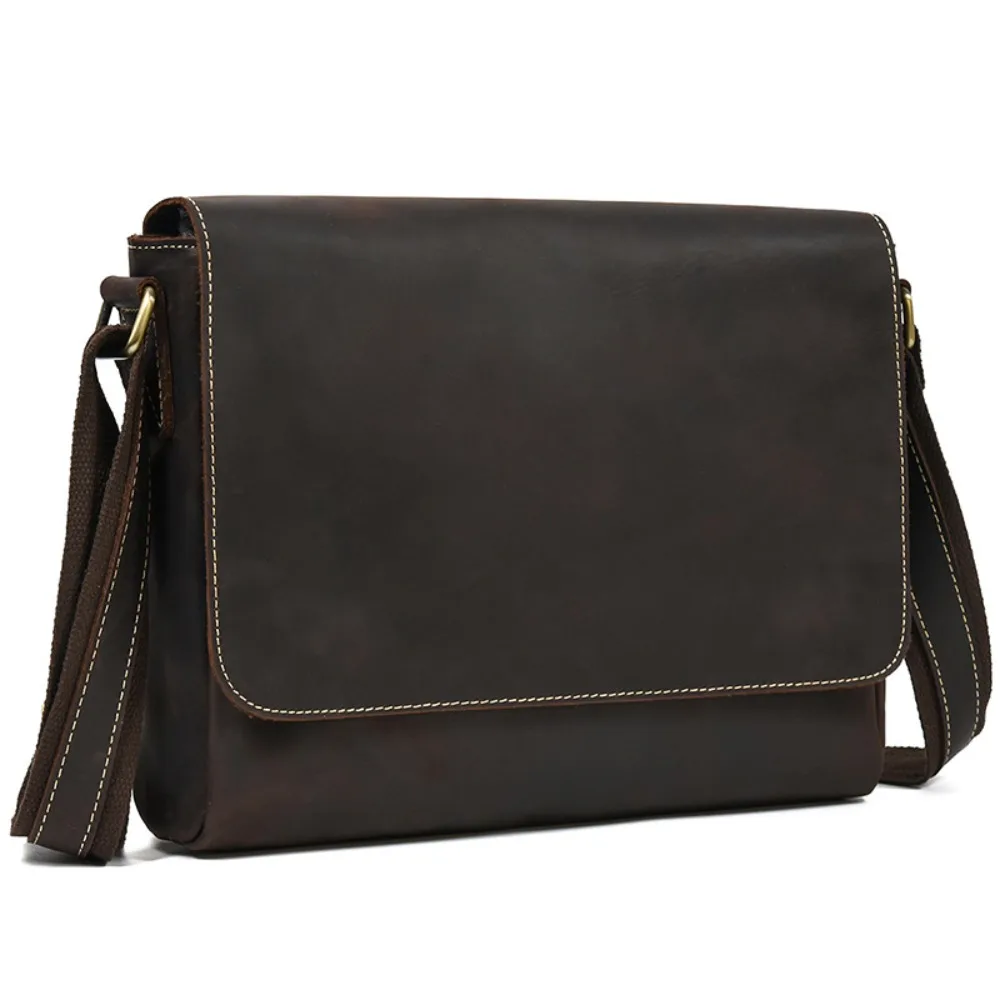 Мужская модная сумка-мессенджер из натуральной кожи в стиле ретро, универсальная сумка-мессенджер первого слоя премиум-класса из воловьей кожи, защитная сумка
Мужская модная сумка-мессенджер из натуральной кожи в стиле ретро, универсальная сумка-мессенджер первого слоя премиум-класса из воловьей кожи, защитная сумка