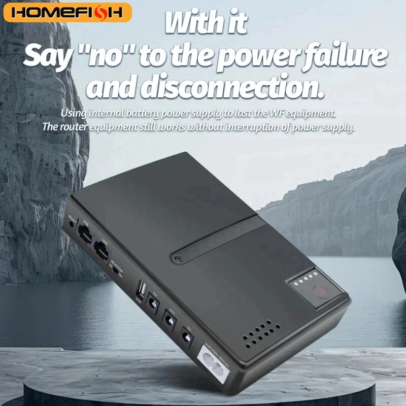 AC220-265V 18W UPS Uninterruptible Power Supply DC1018L 5V/9V/12V Backup Charger for Router Optical Cat Monitor Phone
AC220-265V 18W UPS Uninterruptible Power Supply DC1018L 5V/9V/12V Backup Charger for Router Optical Cat Monitor Phone