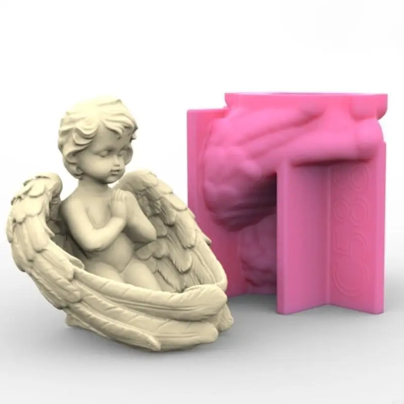 Silicone Crafts Moulds Hand-Making Holder Molds Angel Boy Shaped Stand Mould Silicone Material for Crafts
Silicone Crafts Moulds Hand-Making Holder Molds Angel Boy Shaped Stand Mould Silicone Material for Crafts