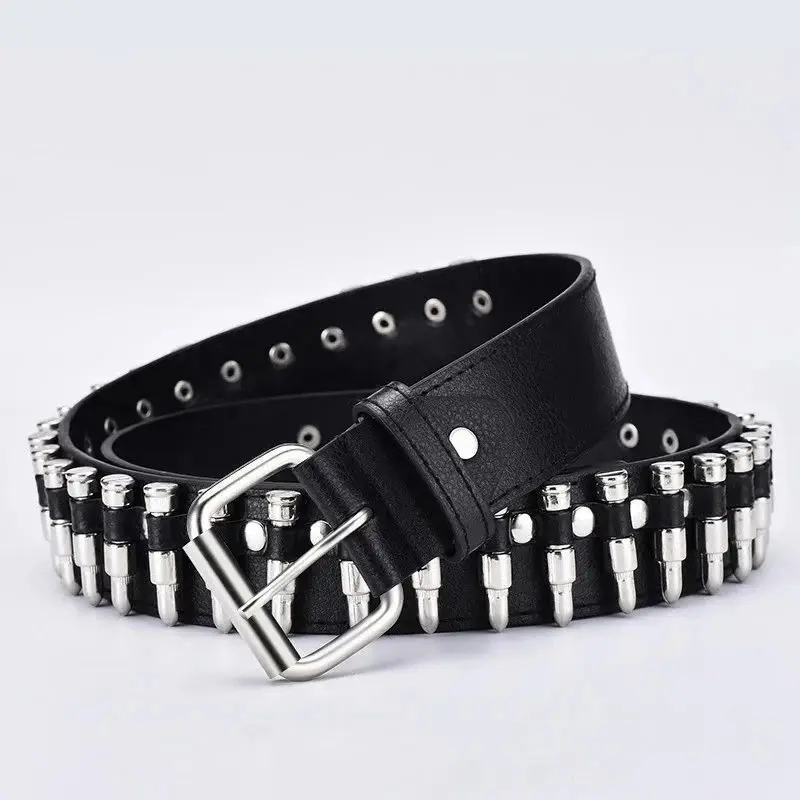 Unisex Punk Style Rivet Bullet Belt Fashionable Versatile Individualized Decorative Waistband for Men And Women
Unisex Punk Style Rivet Bullet Belt Fashionable Versatile Individualized Decorative Waistband for Men And Women