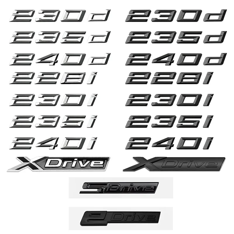 3D Car Tail Trunk Letter Emblem Sticker For BMW 216i 218d 220i 225i 230i 235d 240i 230d 240d F44 G42 U06 F22 F45 F46 2 Series
3D Car Tail Trunk Letter Emblem Sticker For BMW 216i 218d 220i 225i 230i 235d 240i 230d 240d F44 G42 U06 F22 F45 F46 2 Series