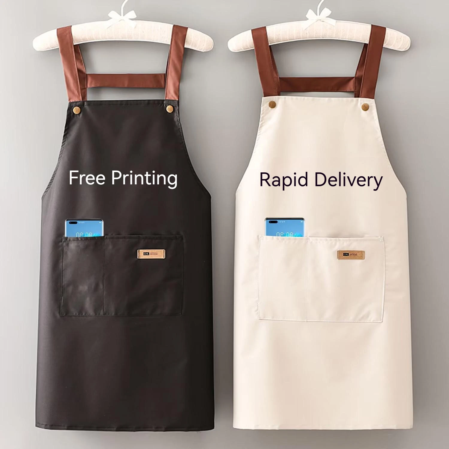 Simple Solid Color Kitchen Home Apron Can Be Customized Logo Printing Word Waterproof Oil-proof Work Catering Meal Dirty Apron
Simple Solid Color Kitchen Home Apron Can Be Customized Logo Printing Word Waterproof Oil-proof Work Catering Meal Dirty Apron