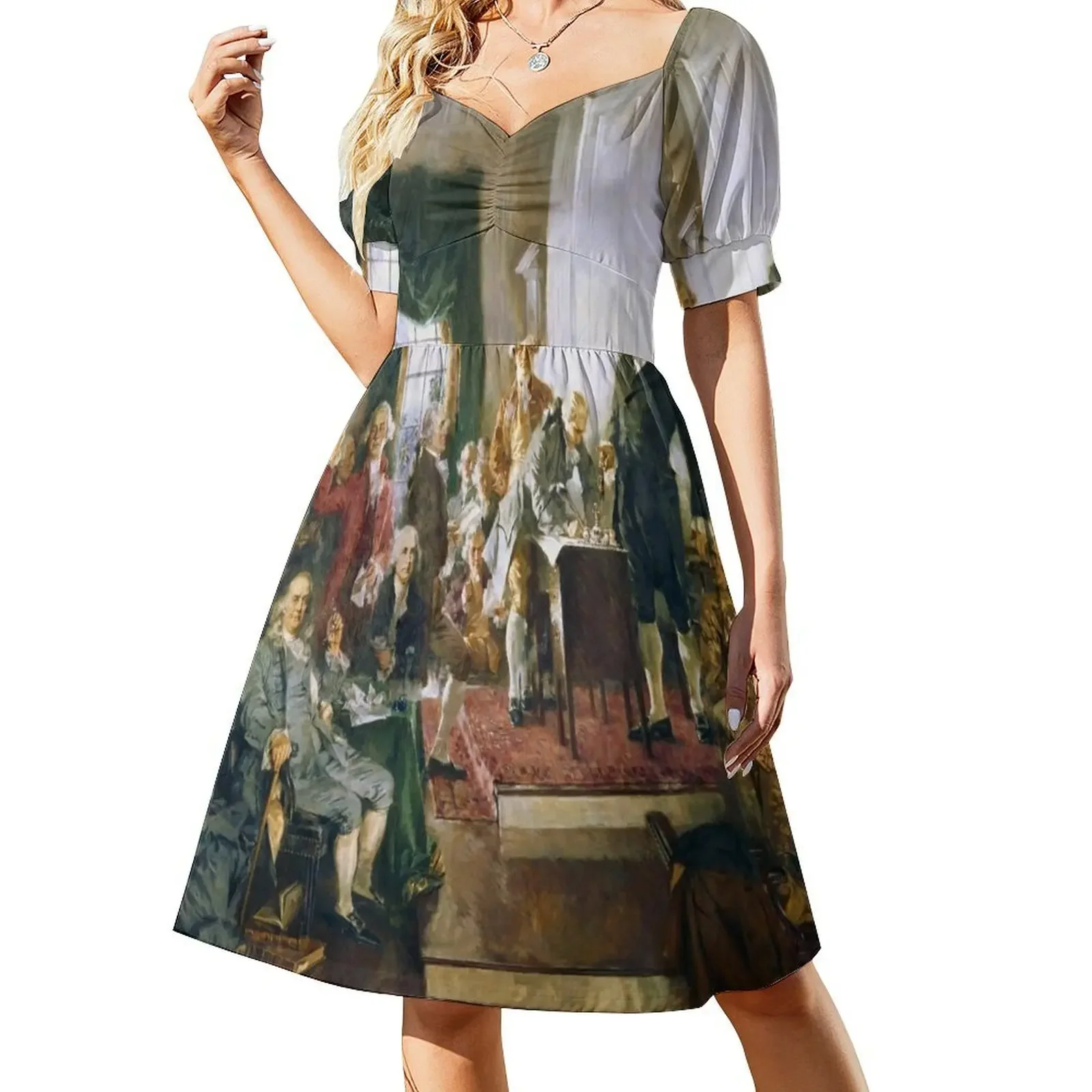 The Signing of the Constitution of the United States - Howard Chandler Christy Sleeveless Dress
The Signing of the Constitution of the United States - Howard Chandler Christy Sleeveless Dress