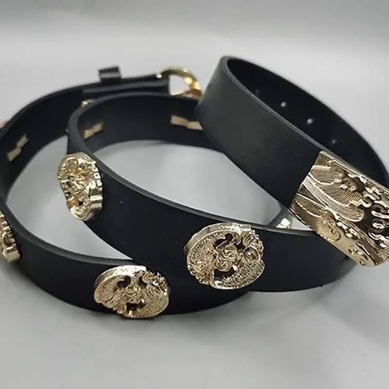 Vintage Hanfu Leather Belt For Unisex Chinese Ming Dynasty Metal White Belt Round Neck Gown Hanfu Accessories Belt For Men Women
Vintage Hanfu Leather Belt For Unisex Chinese Ming Dynasty Metal White Belt Round Neck Gown Hanfu Accessories Belt For Men Women