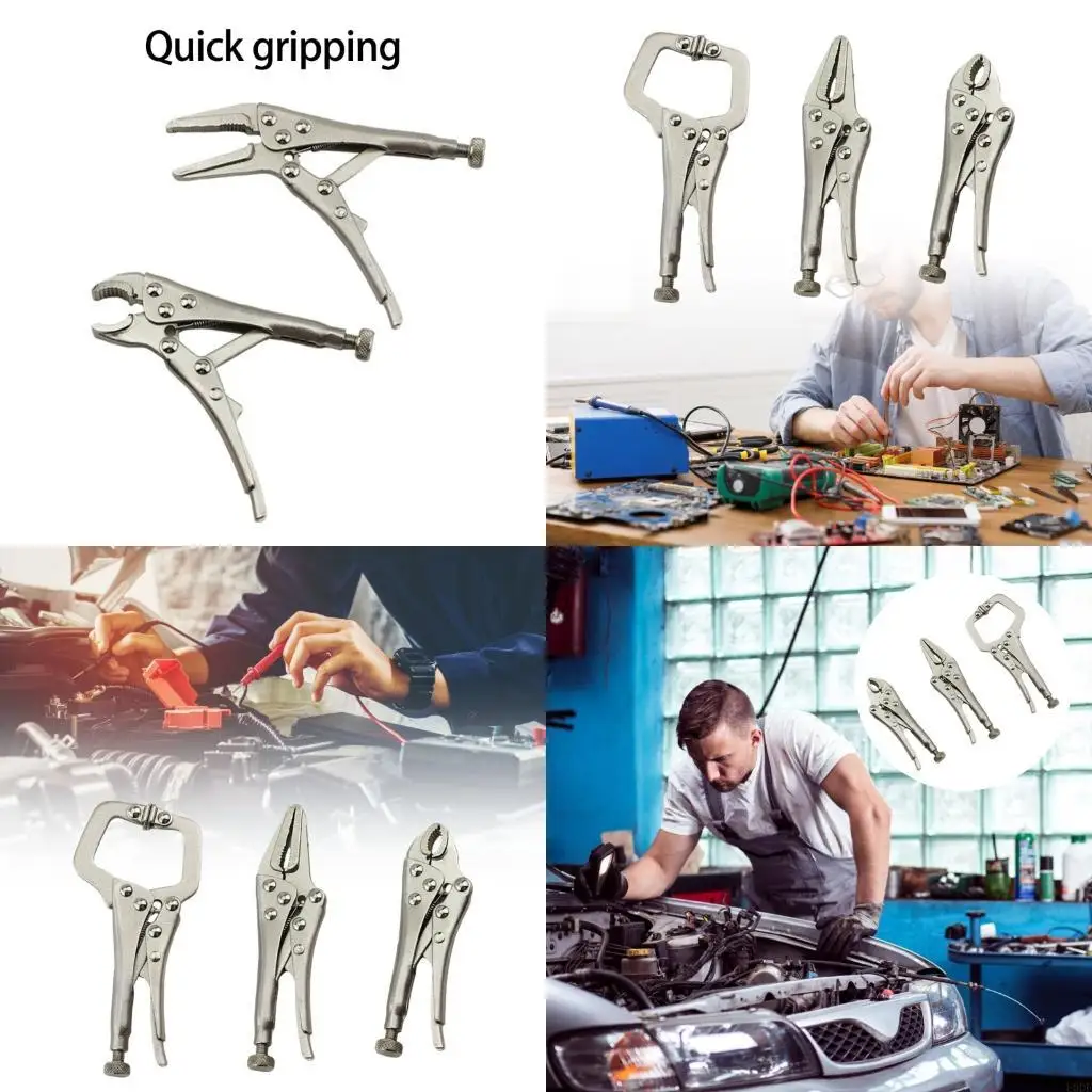 Pack of 3 Reliable Grip Tool Woodworking Pliers for Fixed Pressure Application in Various Industrial and Home Scenario
Pack of 3 Reliable Grip Tool Woodworking Pliers for Fixed Pressure Application in Various Industrial and Home Scenario