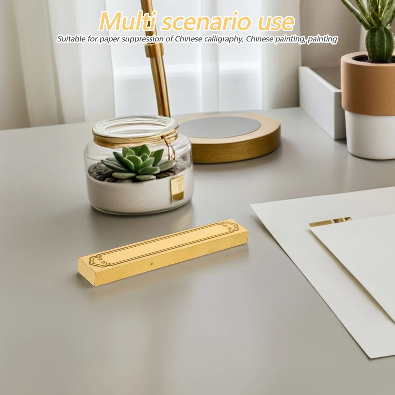 Sturdy Brass Paperweight Heavy Duty Metal Tool Chinese Calligraphy Painting Drawing Desk Use Writing Practice Decorative
Sturdy Brass Paperweight Heavy Duty Metal Tool Chinese Calligraphy Painting Drawing Desk Use Writing Practice Decorative