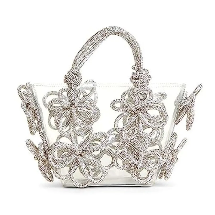 Clear Rhinestone Handbag for Women Crystal Evening Purses with Handle Glitter Handbag for Wedding Party Prom
Clear Rhinestone Handbag for Women Crystal Evening Purses with Handle Glitter Handbag for Wedding Party Prom
