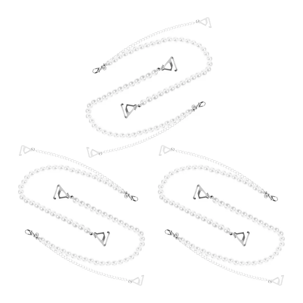 6 Pcs Pearl Shoulder Strap Straps for Dresses Non-slip Bra Chains Metal Replacement Detachable Bride Decorative
6 Pcs Pearl Shoulder Strap Straps for Dresses Non-slip Bra Chains Metal Replacement Detachable Bride Decorative