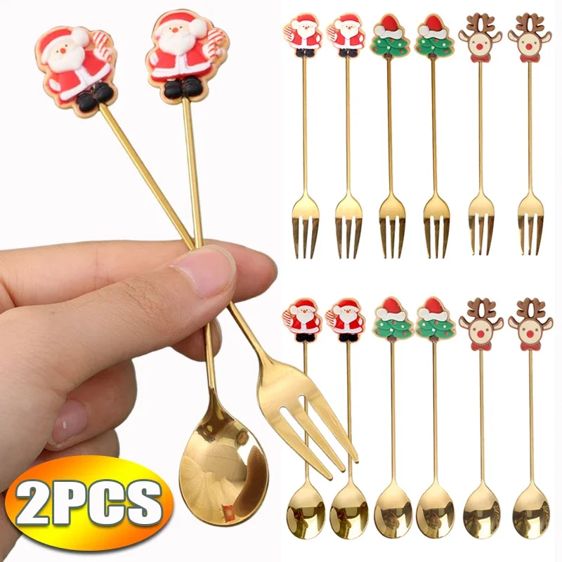 2/1 шт., рождественская кофейная ложка из нержавеющей стали, Санта-Клаус, рождественская елка, чайная ложка, десертная ложка, ложки для мороженого, кухонная посуда
2/1 шт., рождественская кофейная ложка из нержавеющей стали, Санта-Клаус, рождественская елка, чайная ложка, десертная ложка, ложки для мороженого, кухонная посуда
