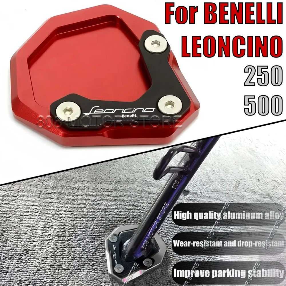 For Benelli Leoncino 250 500 Motorcycle Kickstand Foot Side Stand Extension Pad Support Plate
For Benelli Leoncino 250 500 Motorcycle Kickstand Foot Side Stand Extension Pad Support Plate