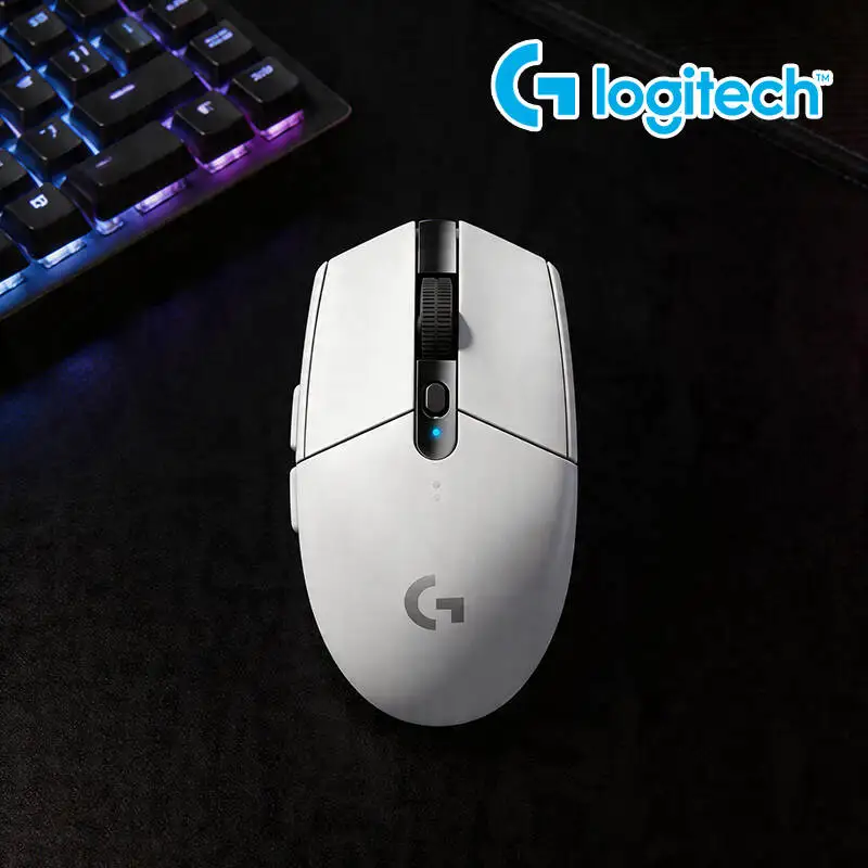 Logitech G304 Wireless Gaming Mouse 12000 DPI HERO Sensor LIGHTSPEED 1ms 9-Month Battery Responsive Tracking System Gamers